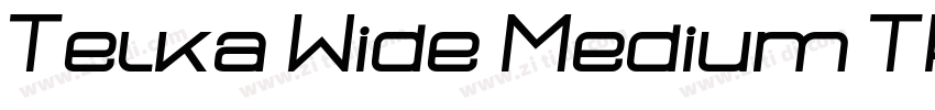 Telka Wide Medium TR字体转换